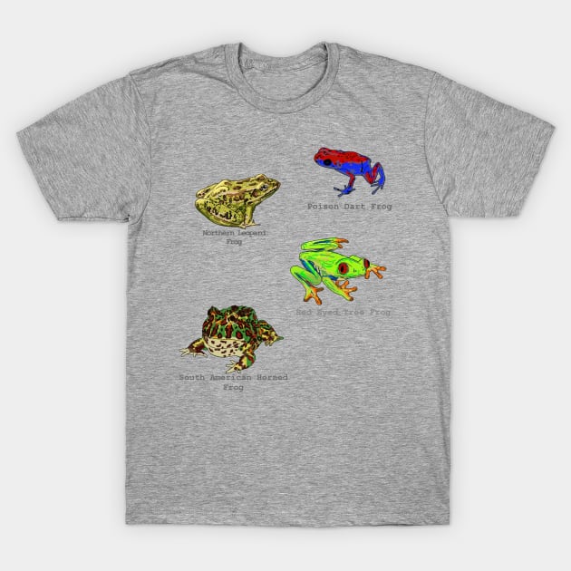 Frogs T-Shirt by SchlockHorror